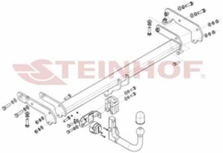 Dragkrok, Avtagbar Ford Usa Edge, ford usa edge