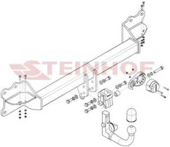 Dragkrok, Avtagbar Vw Touareg (cr7, Rc8), vw touareg