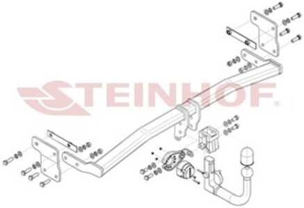 Dragkrok, Avtagbar, kia ceed, ceed hatchback van