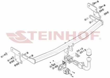 Dragkrok, Avtagbar, kia rio iv, rio hatchback van iv