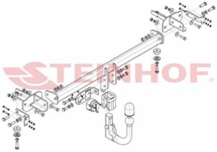 Dragkrok, Avtagbar Kia Picanto Iii (ja), kia picanto iii