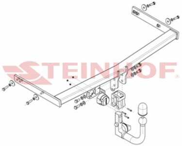 Dragkrok, Avtagbar, seat altea, altea xl