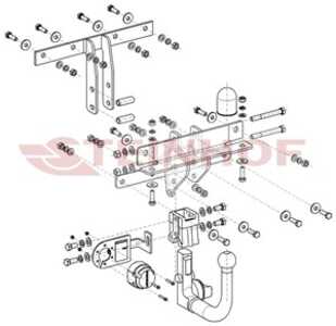 Dragkrok, Avtagbar Volvo C30 (533), volvo c30