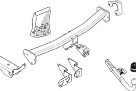 Dragkrok, Avtagbar, land rover freelander 2