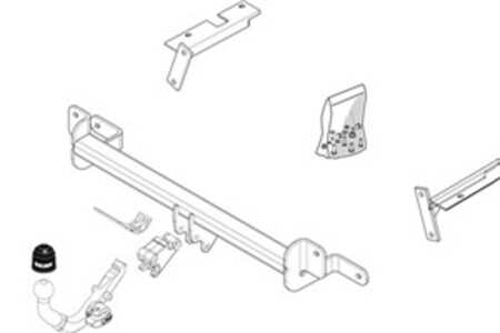 Dragkrok, Avtagbar, opel zafira / zafira family b, zafira b skåp/stor limousine