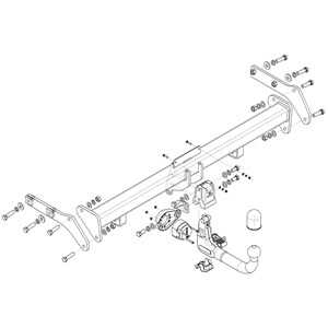 Dragkrok, Avtagbar, hyundai tucson, kia sportage iv, sportage v