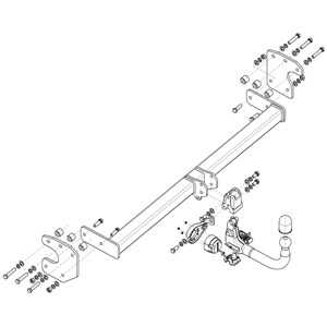 Dragkrok, Avtagbar Kia Ev6 (cv), kia ev6