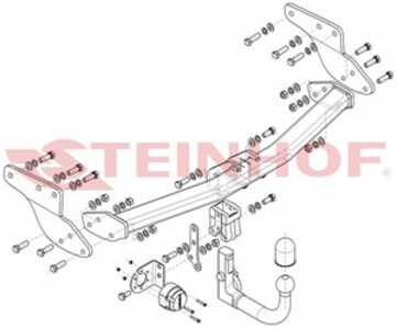 Dragkrok, Avtagbar Mazda Cx-9 (tb), mazda cx-9