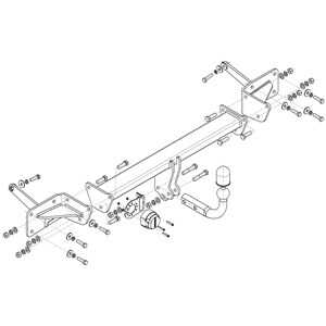 Dragkrok, Avtagbar Vw Multivan T7 (stm, Stn), vw multivan t7