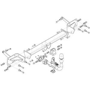 Dragkrok, Avtagbar Vw Multivan T7 (stm, Stn), vw multivan t7