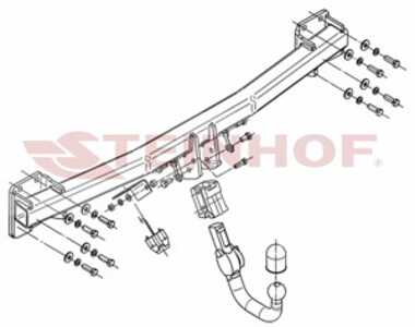 Dragkrok, Avtagbar, audi q7, q7 van, porsche cayenne, vw touareg, touareg van