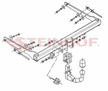 Dragkrok, Avtagbar Ford Mondeo Iv (ba7), ford mondeo iv