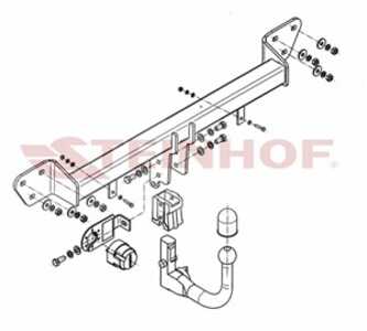 Dragkrok, Avtagbar Bmw 7 (e65, E66, E67), bmw 7 [e65, e66, e67]