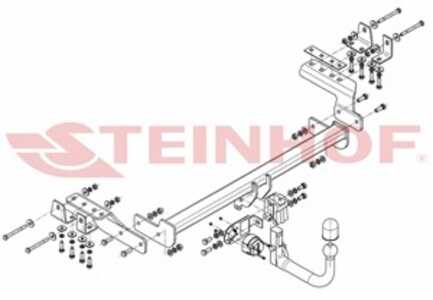 Dragkrok, Avtagbar, mitsubishi lancer viii, lancer sportback viii