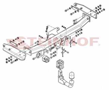 Dragkrok, Avtagbar, ford maverick, mazda tribute