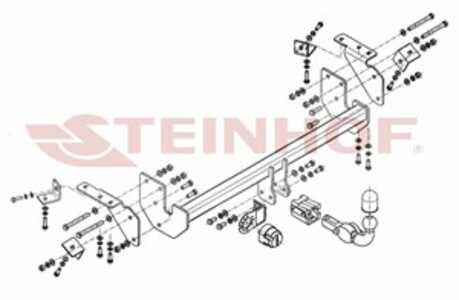 Dragkrok, Avtagbar, citroën c4 aircross, mitsubishi asx, asx van, peugeot 4008