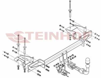 Dragkrok, Avtagbar Opel Meriva A Minibus, minivan (x03), opel meriva a minibus,  minivan