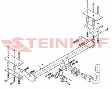 Dragkrok, Avtagbar Opel Astra H Sedan (a04), opel astra h sedan