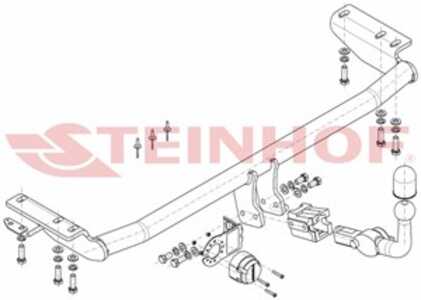 Dragkrok, Avtagbar Volvo S60 I (384), volvo s60 i