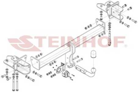 Dragkrok, Standard Landrover Discovery V (l462), land rover discovery v