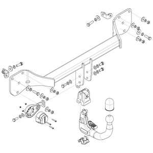 Dragkrok, Standard Merce Eqa (h243), mercedes-benz eqa [h243]