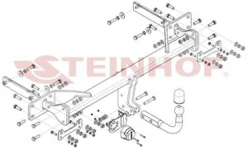 Dragkrok, Standard Merce S-klass (w222, V222, X222), mercedes-benz s-klass [w222, v222, x222]