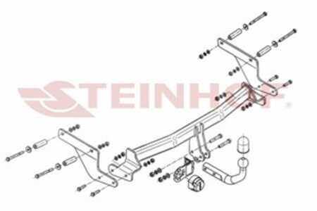 Dragkrok, Standard Renau Captur I (j5_, H5_), renault captur i