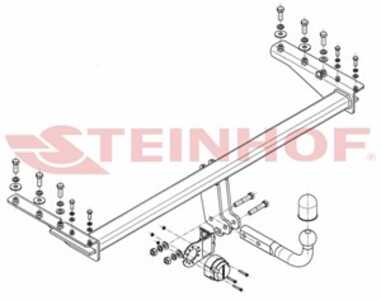 Dragkrok, Standard Subar Outback (be, Bh), subaru outback