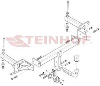 Dragkrok, Standard Subar Tribeca (b9), subaru tribeca