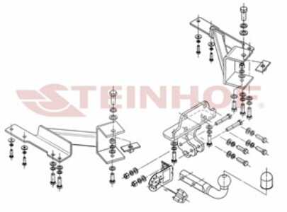 Dragkrok, Standard Toyot Land Cruiser Prado (_j12_), toyota land cruiser prado