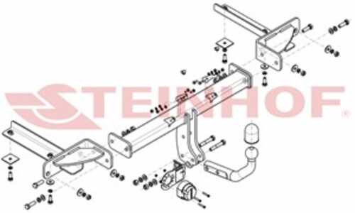 Dragkrok, Standard Opel Astra J Gtc - opel astra j gtc