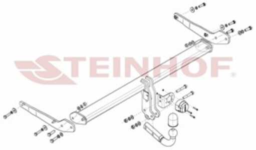 Dragkrok, Standard, seat ateca, tarraco, skoda kodiaq