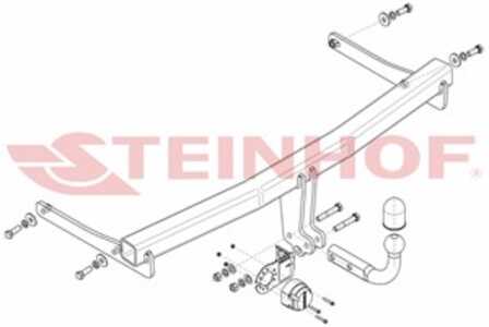 Dragkrok, Standard, vw passat b6, passat b6 variant, passat cc b6