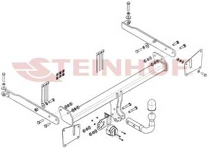 Dragkrok, Standard, audi a6 allroad c8, a6 c8, a6 c8 avant, a7 sportback