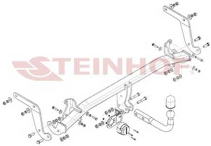 Dragkrok, Standard, opel grandland / grandland x, grandland van x, peugeot 3008 suv, 3008 van