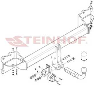 Dragkrok, Standard Vw Touareg (cr7, Rc8) - vw touareg