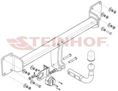 Dragkrok, Standard, volvo s60 iii, v60 ii, v60 cross country ii