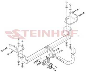 Dragkrok, Standard, hyundai i30, i30 fastback, i30 kombi