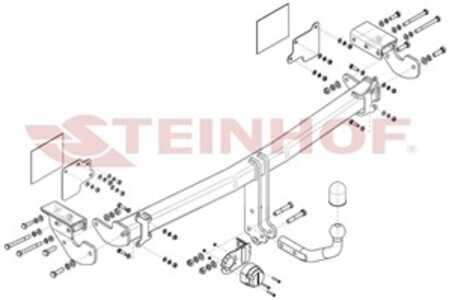 Dragkrok, Standard Kia Stinger (ck), kia stinger