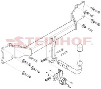 Dragkrok, Standard Audi Q8 (4mn, 4mt), audi q8