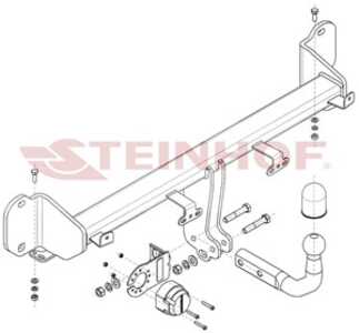 Dragkrok, Standard, bmw 3 [g20, g80, g28], 3 touring [g21, g81], 3 touring van [g21]