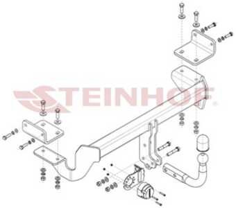 Dragkrok, Standard, hyundai,kia