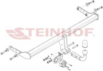 Dragkrok, Standard, seat ibiza v, skoda fabia iv, vw polo vi, t-cross