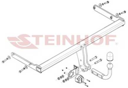 Dragkrok, Standard, audi a3, vw golf v, golf vi, golf plus v, golf plus van, golf van vi