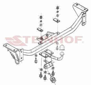 Dragkrok, Standard Fiat Cinquecento (170_), fiat cinquecento