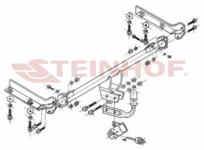 Dragkrok, Standard, honda civic fastback vi, civic hatchback vi, concerto, rover 400 halvkombi ii