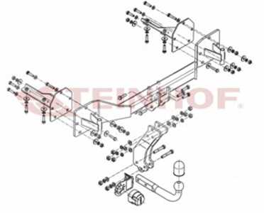 Dragkrok, Standard Bmw X5 (e53), bmw x5 [e53]