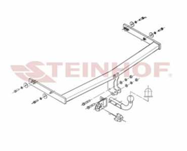 Dragkrok, Standard, seat altea, altea xl, leon, toledo iii