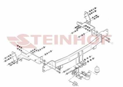 Dragkrok, Standard Kia Sorento I (jc), kia sorento i