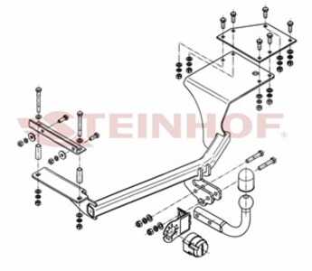 Dragkrok, Standard, opel agila, suzuki splash, vauxhall agila mk ii